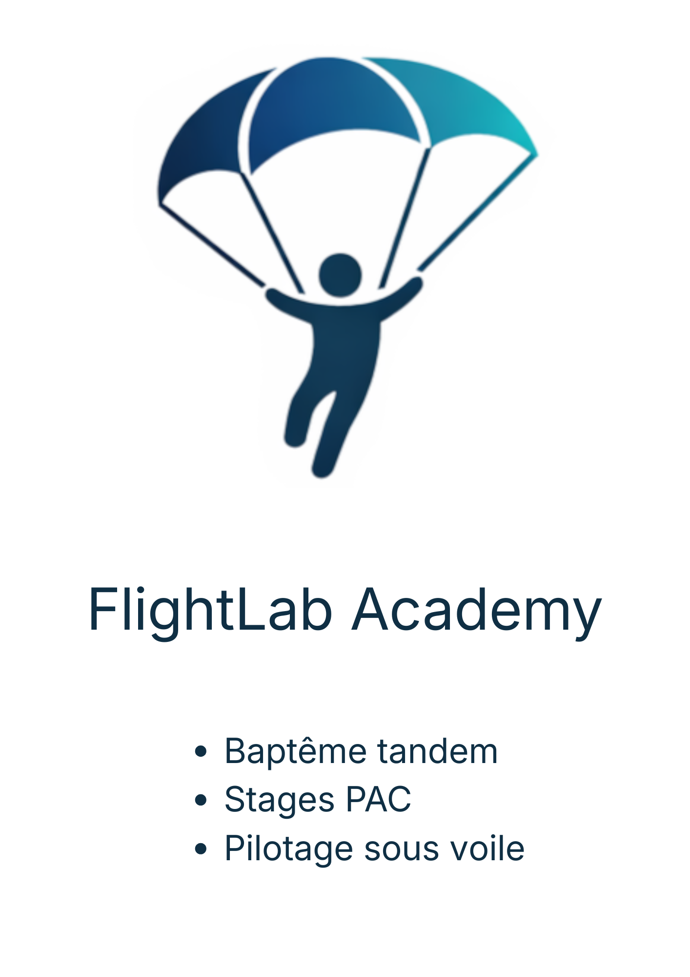 école de parachutisme FlightLab