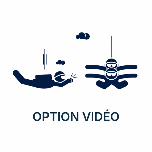 Saut en chute libre tandem option vidéo FlightLab